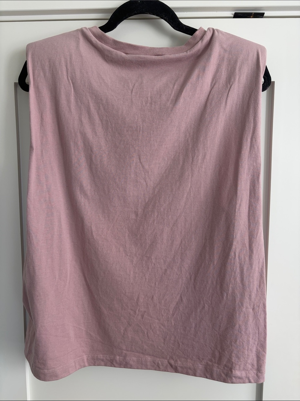 ALLSAINTS Coni Tank with Shoulder Pads - Mauve - Large - Picture 5 of 8